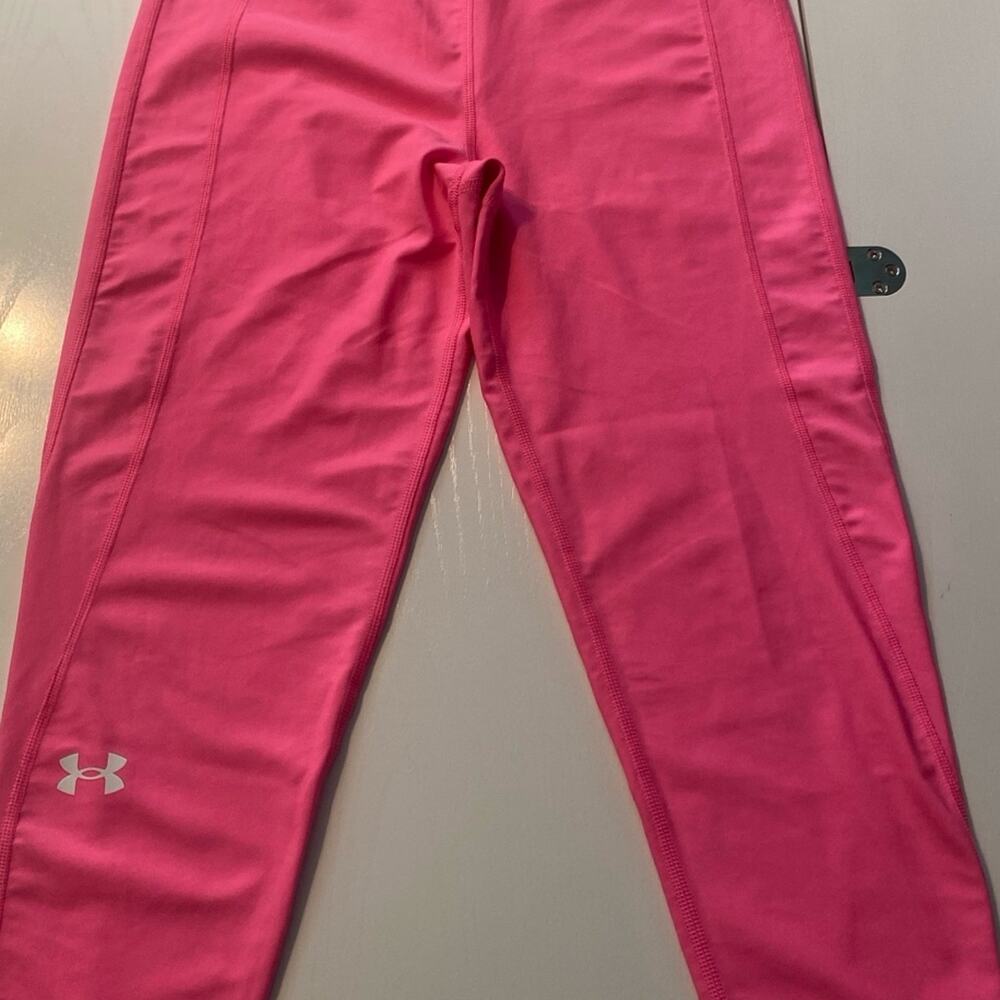 Hot Pink Youth large Under Armour leggings
